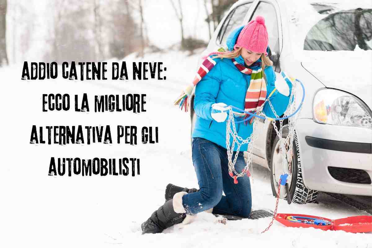 Catene da neve da montare sulle gomme