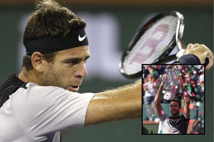 Il tennista Juan Martín del Potro