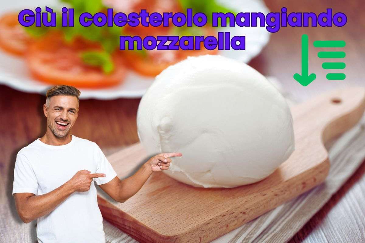 mozzarella colesterolo