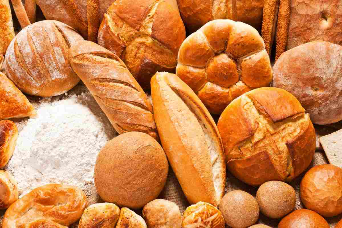 Pane bianco di vario genere