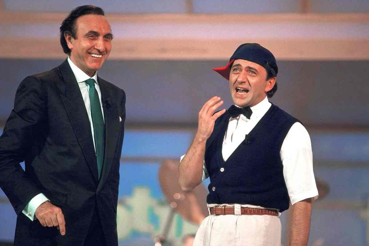 Pippo Baudo e Giorgio Faletti